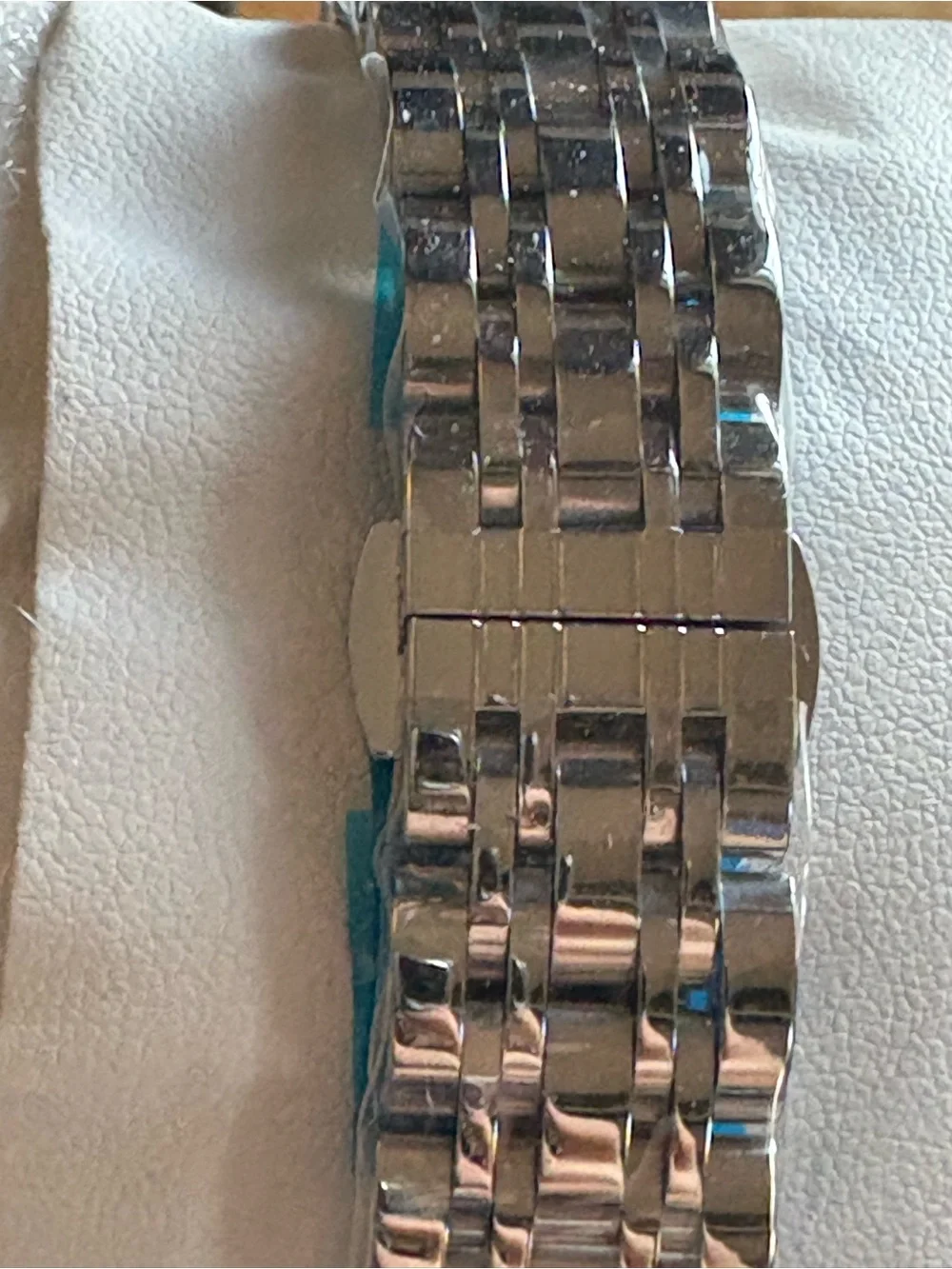 Invicta Silver Bracelet Watch with Light Green Dial and Crystal Bezel 69389